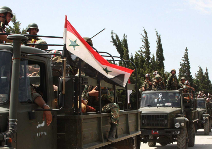 الجيش السوري يتقدم على حساب تنظيم داعش الارهابي قرب حلب