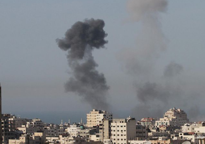 القصف الإسرائيلي الذي استهدف مدينة رفح جنوبي قطاع غزة 