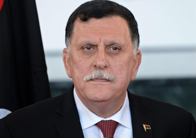 رئيس المجلس الرئاسي لحكومة الوفاق الوطني الليبية فائز السراج 