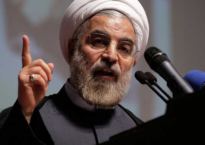 الرئيس الإيراني حسن روحاني 