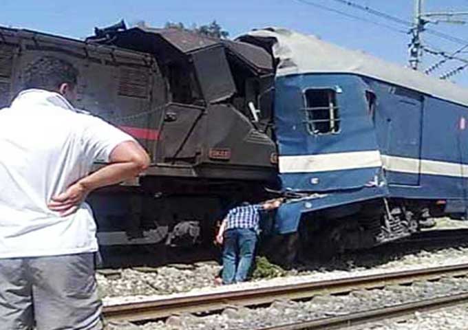 مصابان من بين 27 مصابا في حادث اصطدام قطارين بمقرين من ولاية بن عروس يغادران المستشفى 