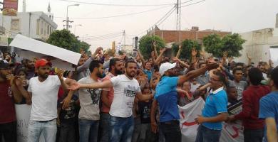 أهالي مدينة بوشمّة من ولاية قابس ينفذون إضرابا عاما