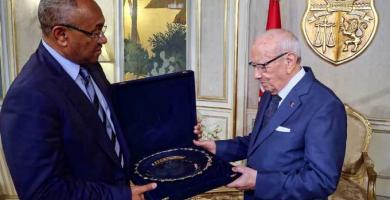 رئيس الكنفدرالية الإفريقية لكرة القدم يعبر عن إعتزاز "الكاف"بانخراط تونس في النهوض بكرة القدم الإفريقية